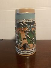 1990 Budweiser Salutes America's Favorite Pastime Baseball Sport Series Stein picture