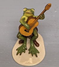 Retired Hagen Renaker Specialty Frog Playing Guitar picture