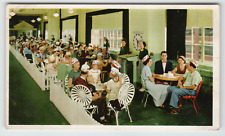 Postcard Vintage a Trip Through Kellogg's Factory. Tourists Wearing Paper Hats picture
