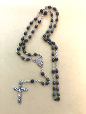 Vintage Prayer Rosary Beads Catholic Crucifix France picture
