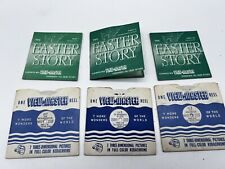 Vintage THE EASTER STORY 1950’s View-master 3 Reel Set W/ Story Booklets picture