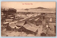 San Francisco California Postcard Aerial View Bay Exterior Building 1910 Vintage picture