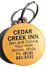 Cedar Creek Inn Hamburger Keychain Holton MI Don and Connie your hosts picture