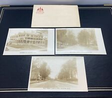 C.1907 RPPC Leicester MA LEICESTER INN Hotel Massachusetts Postcards (3) picture