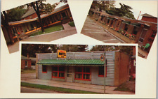 c1960's Wells Motel Multi View Bracebridge Ontario CA Metal Shell Back Chairs picture