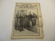 Antique 1881 Frank Leslie's Illustrated Newspaper Garfield Assassination picture