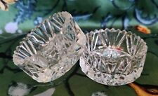 Gorham Full Lead Crystal Althea Cut West Germany Trinket Bowls picture