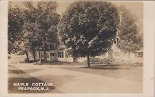 Peapack, NJ: RPPC Maple College vtg Somerset Co, New Jersey Real Photo Postcard picture
