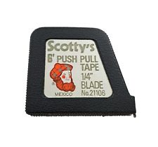 SCOTTY'S HARDWARE 6' TAPE MEASURE VINTAGE picture