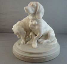 Rare 18th Century Nymphenburg Fine German Porcelain Dog Figure of Setters picture