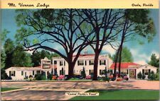 Linen Postcard Mt. Vernon Lodge in Ocala, Florida picture