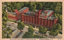 Postcard NY Clifton Springs Sanitarium New York 1952 Linen Vintage PC f9032 picture