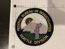 FBI Seattle Washington Division Police Patch picture