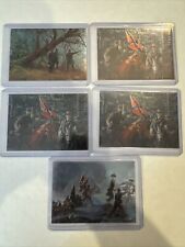 5 Card 1997 Keepsake Collectibles The Blue And The Gray Civil War Lot Collection picture