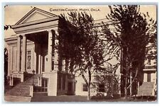 1918 Christian Church Exterior View Roadside Miami Oklahoma OK Posted Postcard picture