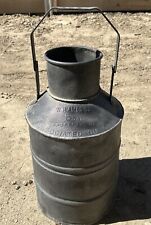 VINTAGE ASSOCIATED OIL COMPANY W.R. Ames Co. 5 Gallon Can Steel 24”tall x 10” W picture