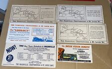 6 different Vintage Louisville & Nashville Railroad Advertising Ink Blotters  picture