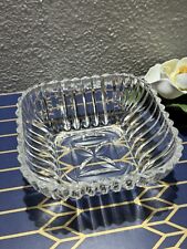 Vintage Clear Glass Decorative Serving Bowl Candy Dish 6.25 Inch Across picture