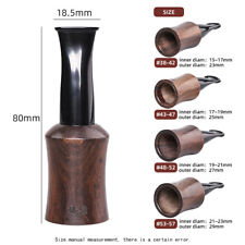 4pcs Handcrafted Cigar Tips Holder Set Ebony Wooden Cigar Mouthpiece For Men picture
