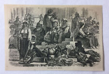 1872 magazine engraving ~ THE STEPS OF ST PETER'S picture