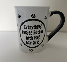 Everything Tastes Better With Dog Hair Pet Owner Gift Mug Funny 11oz Coffee Cup picture