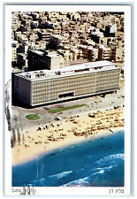 1952 Aerial View Dan Hotel Tel Aviv-Yafo Israel Par Avion Posted Postcard picture