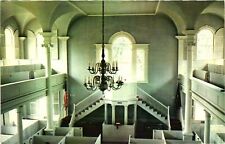 Vintage Postcard- Old First Church-Interior, Bennington, VT. picture