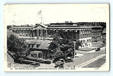 Marine Biological Laboratory Building Woods Hole Massachusetts 1929 Postcard E2 picture