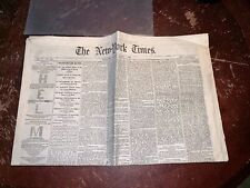1866 MAR 3 NEW-YORK TIMES NEWSPAPER - POST-CIVIL WAR DEBATES -Vol. XV..No. 4504 picture