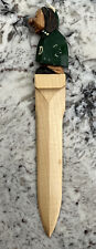 Vintage 1950’s Dartmouth College ANRI Hand Carved Hand Painted Letter Opener. picture