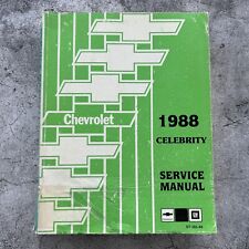 1988 Chevrolet Celebrity Service Manual picture