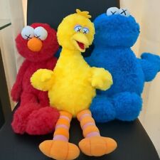 UNIQLO Kaws Sesame Street Doll Toy Plush Elmo Big Bird Cookie Monster LIMITED picture