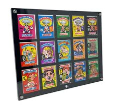1986 Topps Garbage Pail Kids Original Empty Wrapper with Titan Display Frame picture