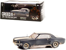 1967 Ford Mustang Coupe Matt Black with White Stripes (Weathered) (Adonis picture