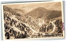 1930-50 Postcard Central City Colorado Virginia Canon Switchback Real Photo picture