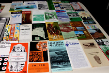 Huge Lot Over 70 Vintage Ephemera Travel Brochures Booklets Photos Postcards picture
