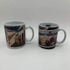 Pair Of Collector Coffee Mugs | D. Burrows Chaleur | Lang & Wise Judy And Marge picture