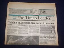 1990 OCT 23 WILKES-BARRE TIMES LEADER-SADDAM PROMISES TO FREE AMERICANS- NP 8088 picture