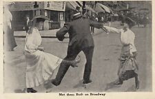 Postcard - Frisky Man with Women Broadway - Lovers  1908  St.Paul Minn , Nelson picture