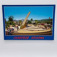 VTG Postcard Carefree AZ Arizona Giant Sundial Paradise Valley Bob Petley Photo picture
