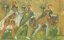 Ravenna Italy, S. Apollinaris The Three Magi Mosaic Chrome Postcard Unused picture
