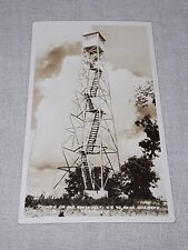 ROCKWOOD TENNESSEE REAL PHOTO POSTCARD RPPC TOWER ON MOUNT ROOSEVELT picture