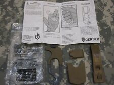 US MILITARY ISSUE GERBER COYOTE BROWN STRAP CUTTER SEAT BELT HOOK KNIFE ARMY OCP picture