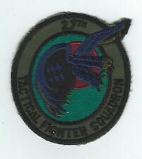 70's-80's 27th TAC FIGHTER SQUADRON subdued patch picture