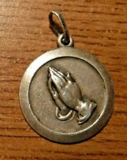 Beautiful Vintage Serenity Prayer Medal, Sterling Silver #2 picture