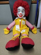 1984 Ronald McDonald Doll 16 Inches Good Condition picture