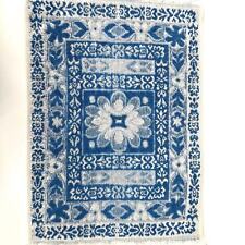 Vintage Tastemaker Blue Brocade Hand Towel picture