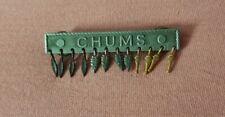 Vintage Awana Chums Bar Pin with charms feathers, arrowheads and torches picture