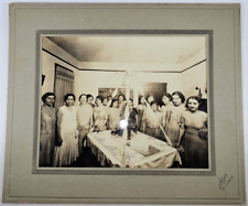 Vintage Photo of Group Pretty Girls Formal Wedding Banquet Large 11 1/4 x 13 1/4 picture