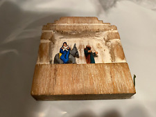 Vintage  wood Miniature Navity Scene by Tomasita Rodriguez new picture
